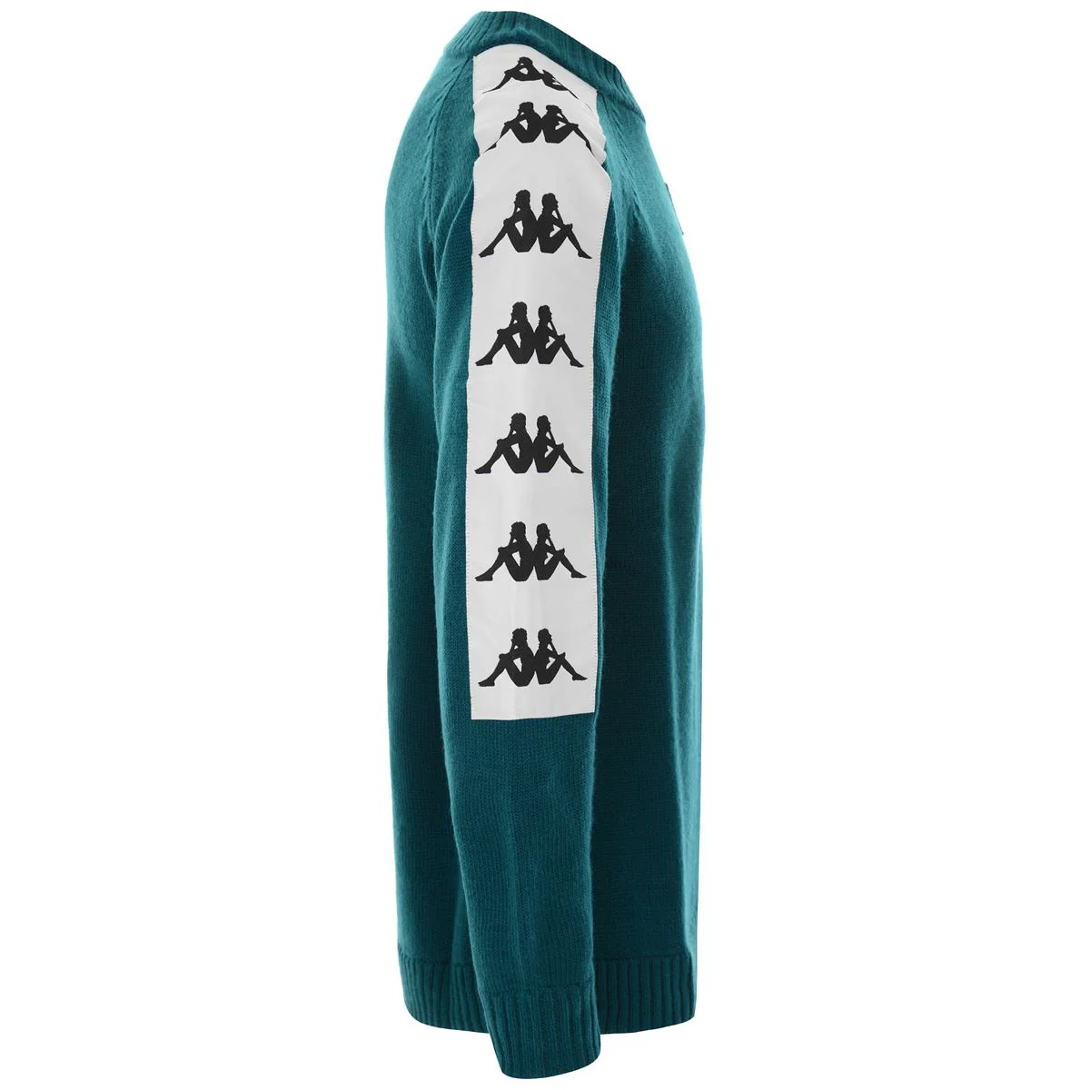 Maglione in acrilico KAPPA Banda 10 verde minerale - immagine 4
