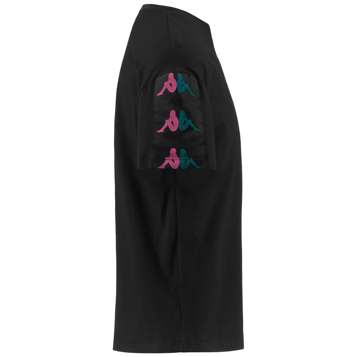 T-shirt KAPPA 222 Banda 10 Lilla nero - immagine 5