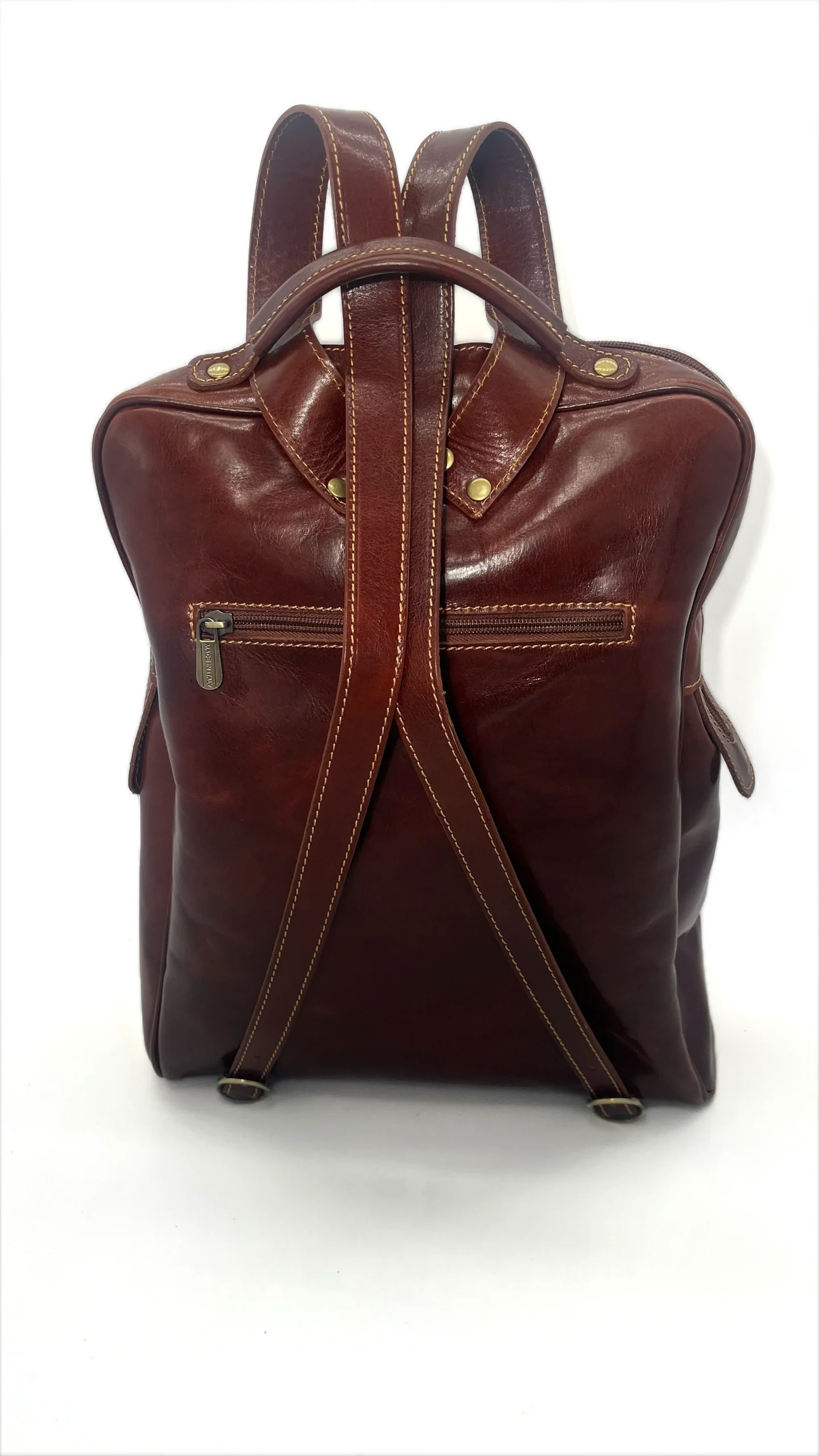 EVAN GRANDE zaino in cuoio fiorentino - immagine 4