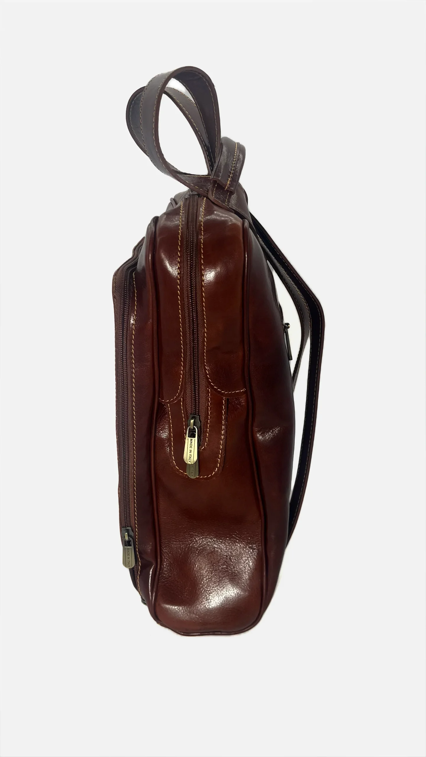 EVAN GRANDE zaino in cuoio fiorentino - immagine 3