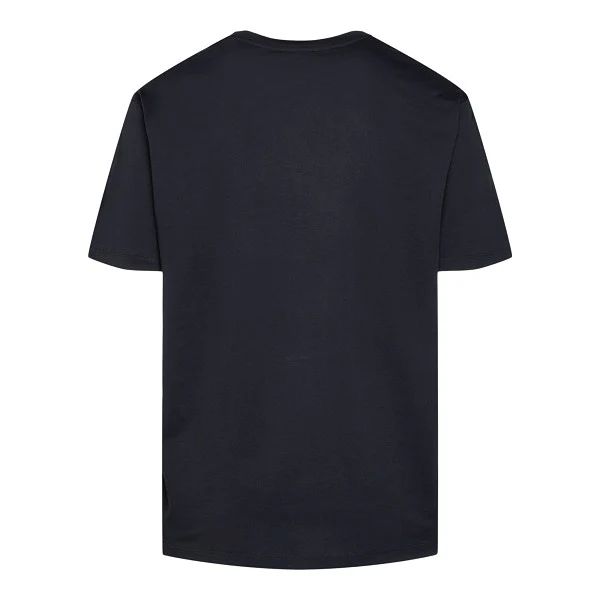 T-shirt BALMAIN large fit logo gommato nera - immagine 3
