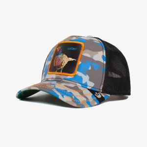 Cappello GOORIN BROS Pheasant Lucky Luck Camouflage and Blue