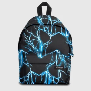 Zaino PHOBIA fulmine blu nero