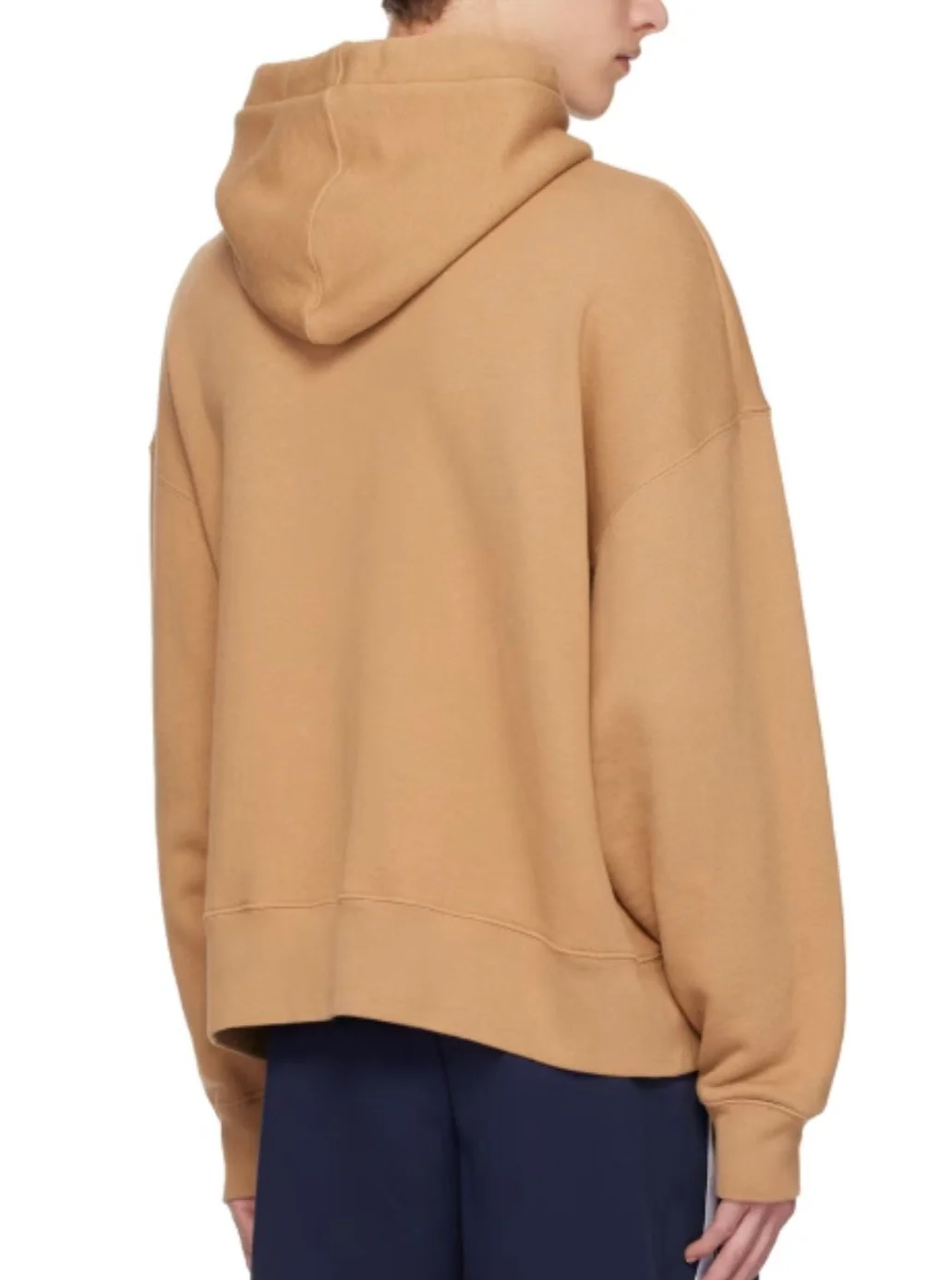 Felpa PALM ANGELS con cappuccio Teddy Bear large fit marrone - immagine 3