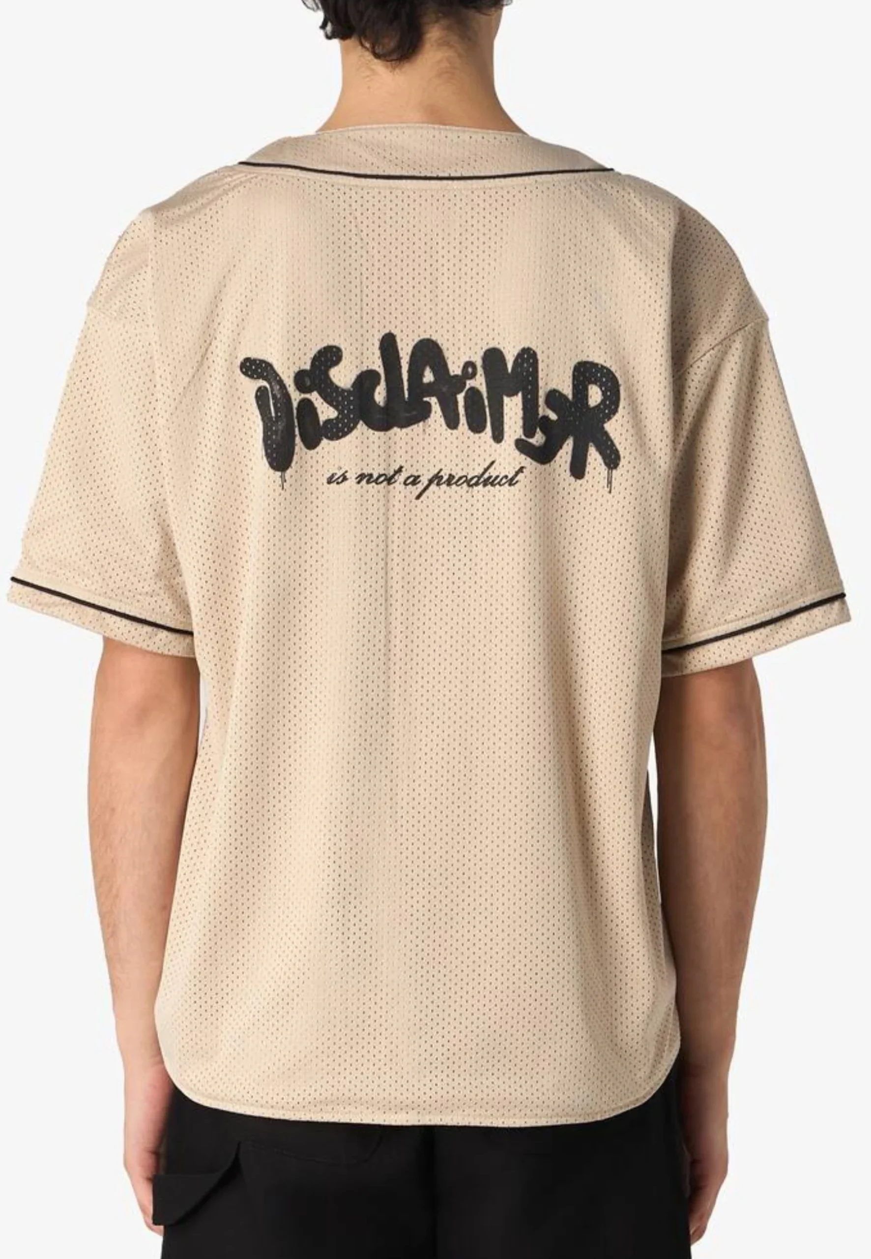 Giacca baseball DISCLAIMER in rete stampa safari - immagine 4
