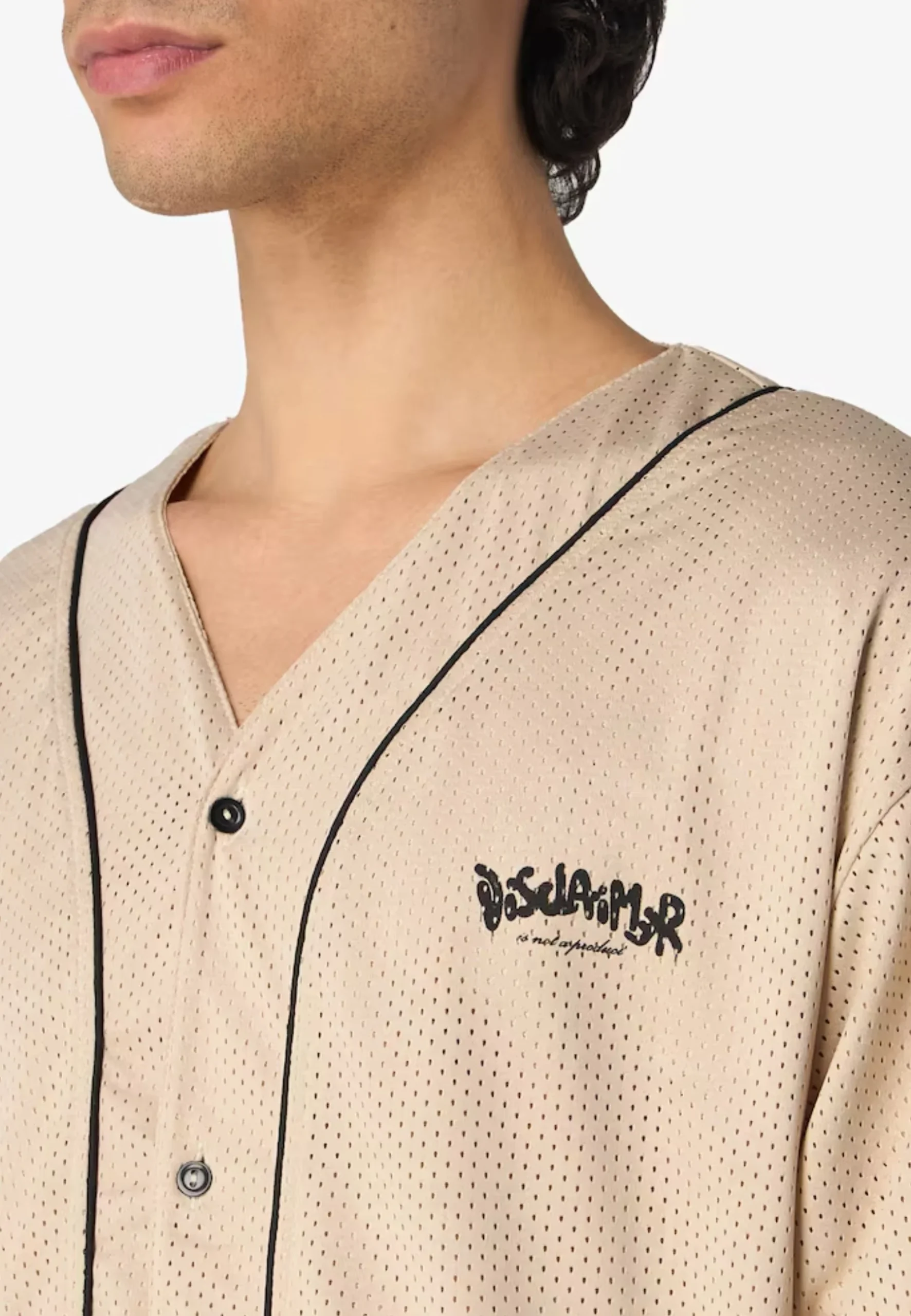 Giacca baseball DISCLAIMER in rete stampa safari - immagine 3