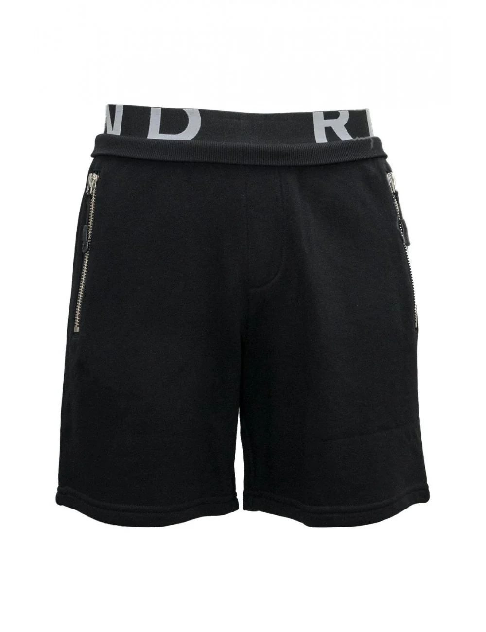 Bermuda JOHN RICHMOND doppia fascia elastica nero