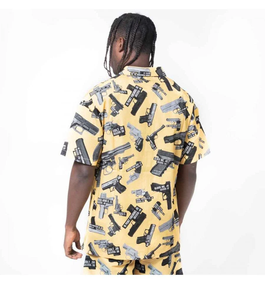Camicia PROPAGANDA stampa all over beach - immagine 7