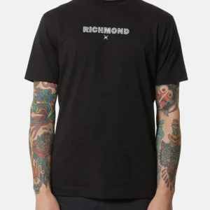 T-shirt RICHMOND X logo nera
