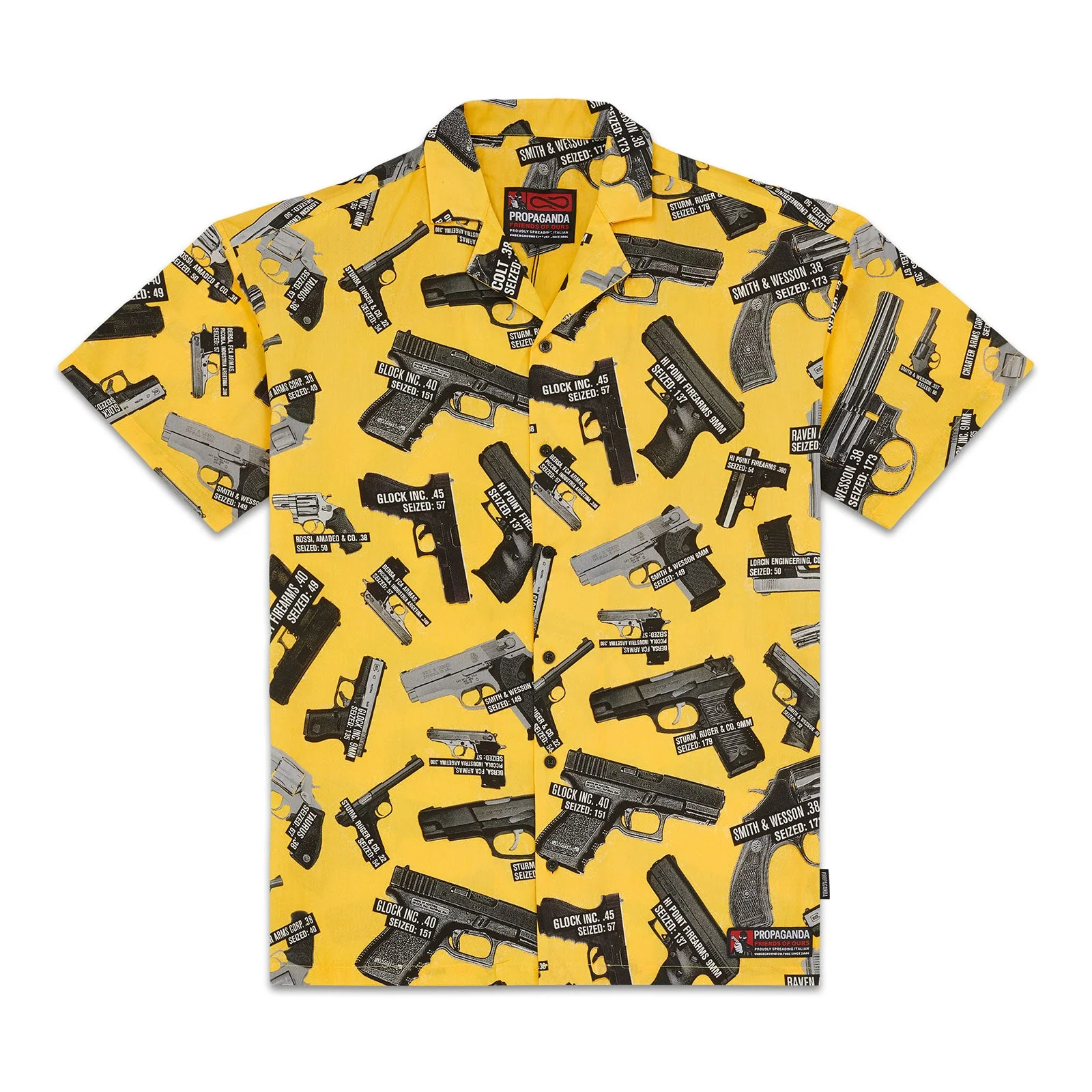 Camicia PROPAGANDA stampa all over beach - immagine 3