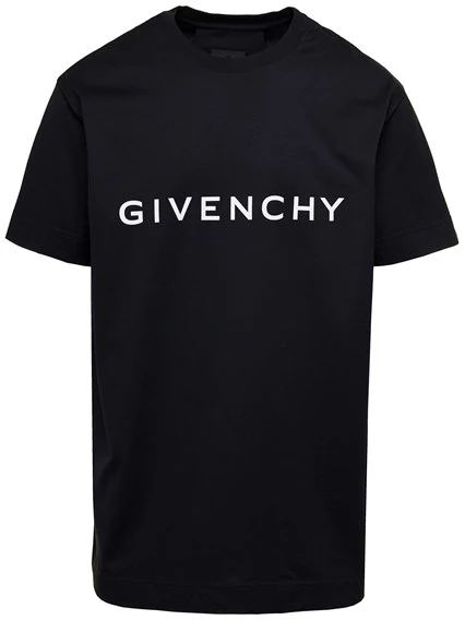 T-shirt GIVENCHY logo Archetype oversized fit nera - immagine 5