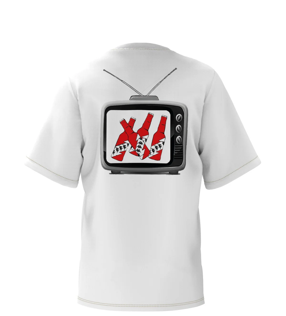 T-shirt KAPPA Authentic stampa beer bianca - immagine 6