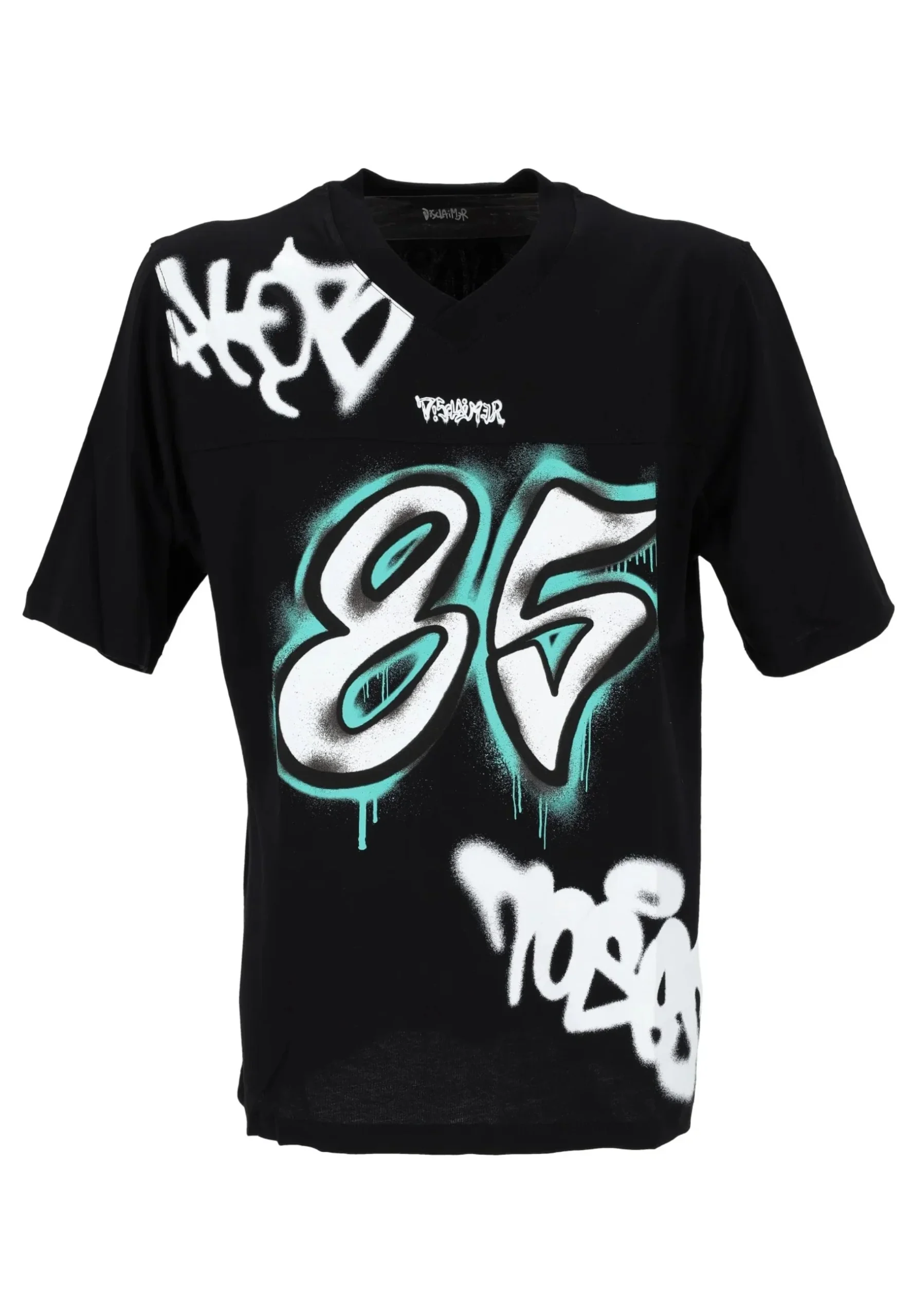 T-shirt DISCLAIMER modello NFL stampa nera - immagine 4