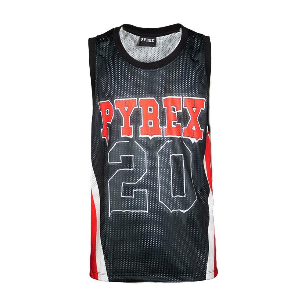 Completino estivo PYREX canotta + bermuda in rete nero - immagine 9