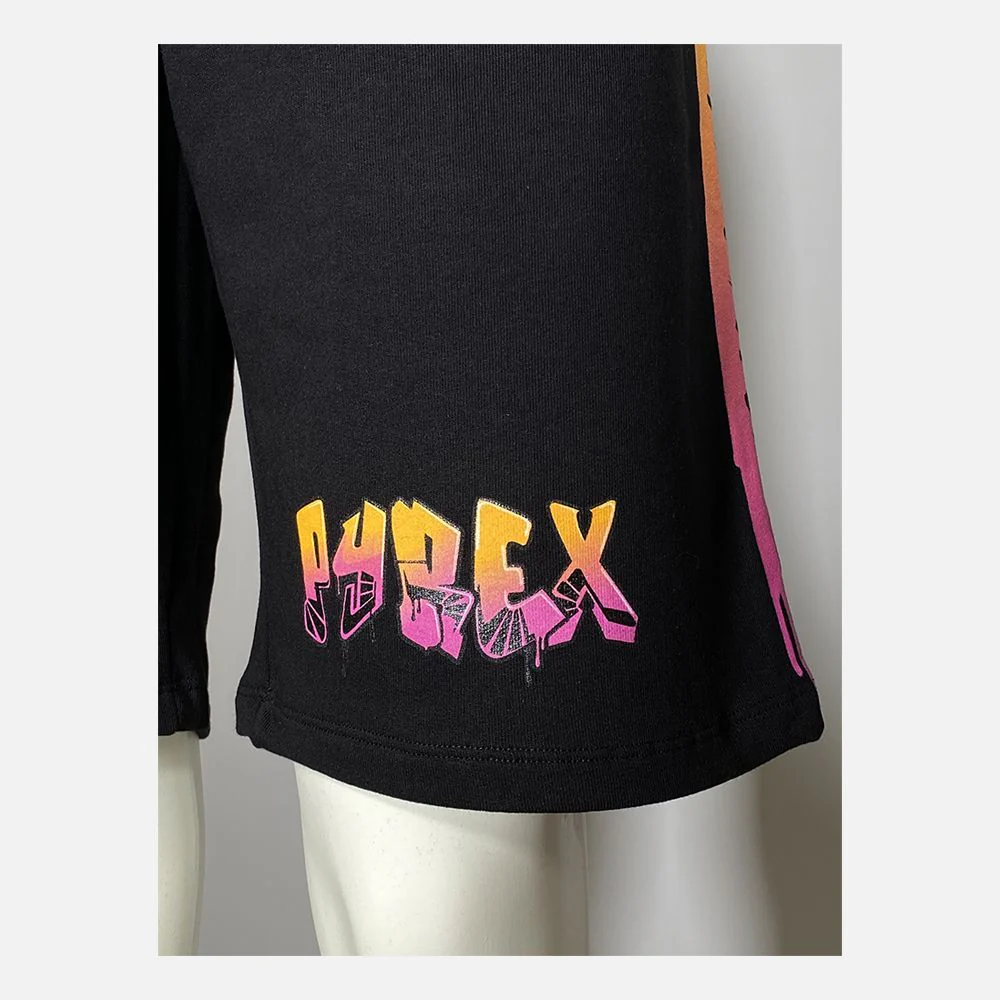 Completino estivo PYREX canotta + bermuda stampa logo nero/arancione - immagine 5