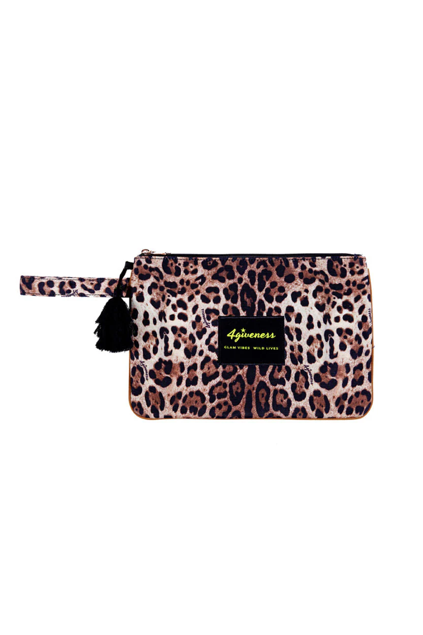 Pochette donna 4GIVENESS Capri Braid Leopard - immagine 2