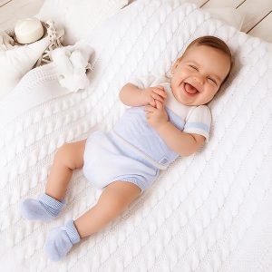 Completo Bambini Eli maniche corte con Copripannolino 100% cotone