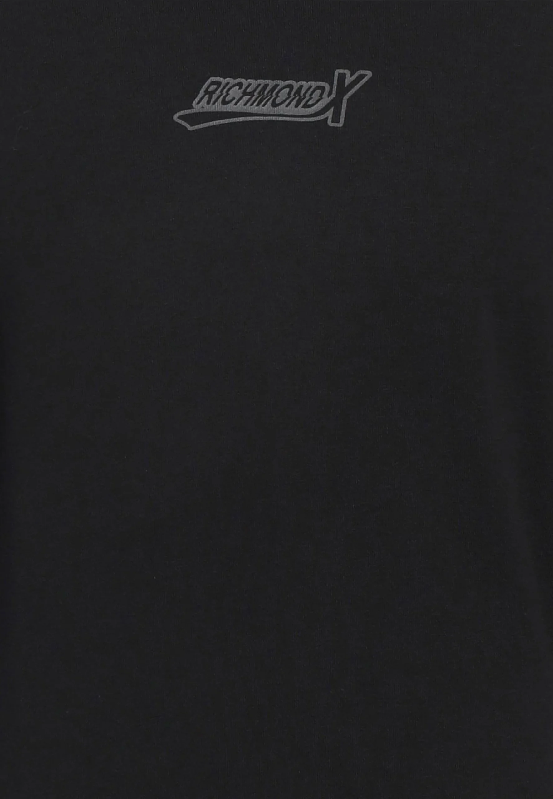 Felpa RICHMOND X stampa logo gommato nero - immagine 3