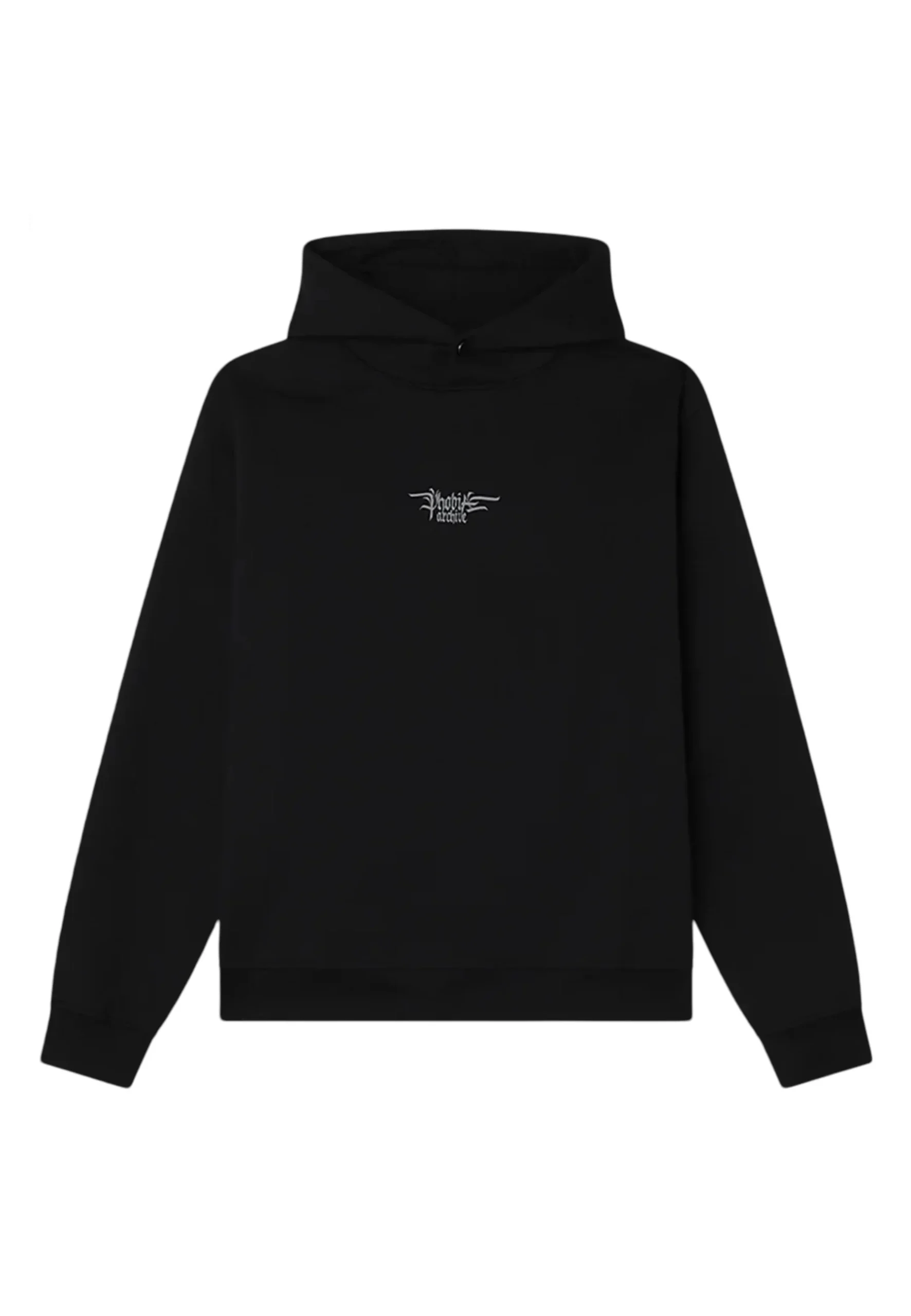 Felpa PHOBIA cappuccio foggy nera - immagine 3