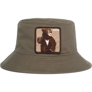 Cappello pescatore GOORIN BROS Bear orso new bucket verde oliva