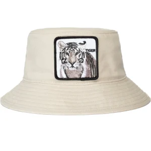 Cappello pescatore GOORIN BROS Tiger tigre bianca new bucket bianco
