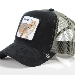 Cappello limited edition GOORIN BROS in velluto Hunter volpe blu/silver