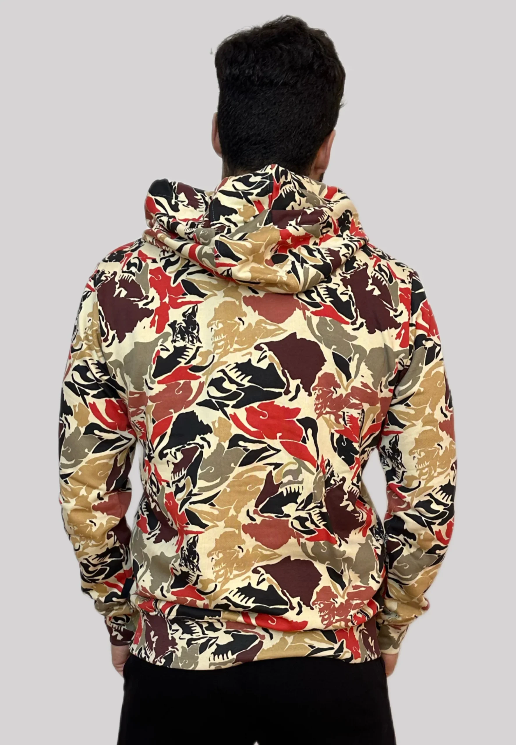 Felpa PROPAGANDA cappuccio College Beware - immagine 5