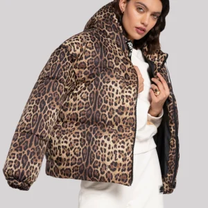 Giubbino donna 4GIVENESS bomber Leopard