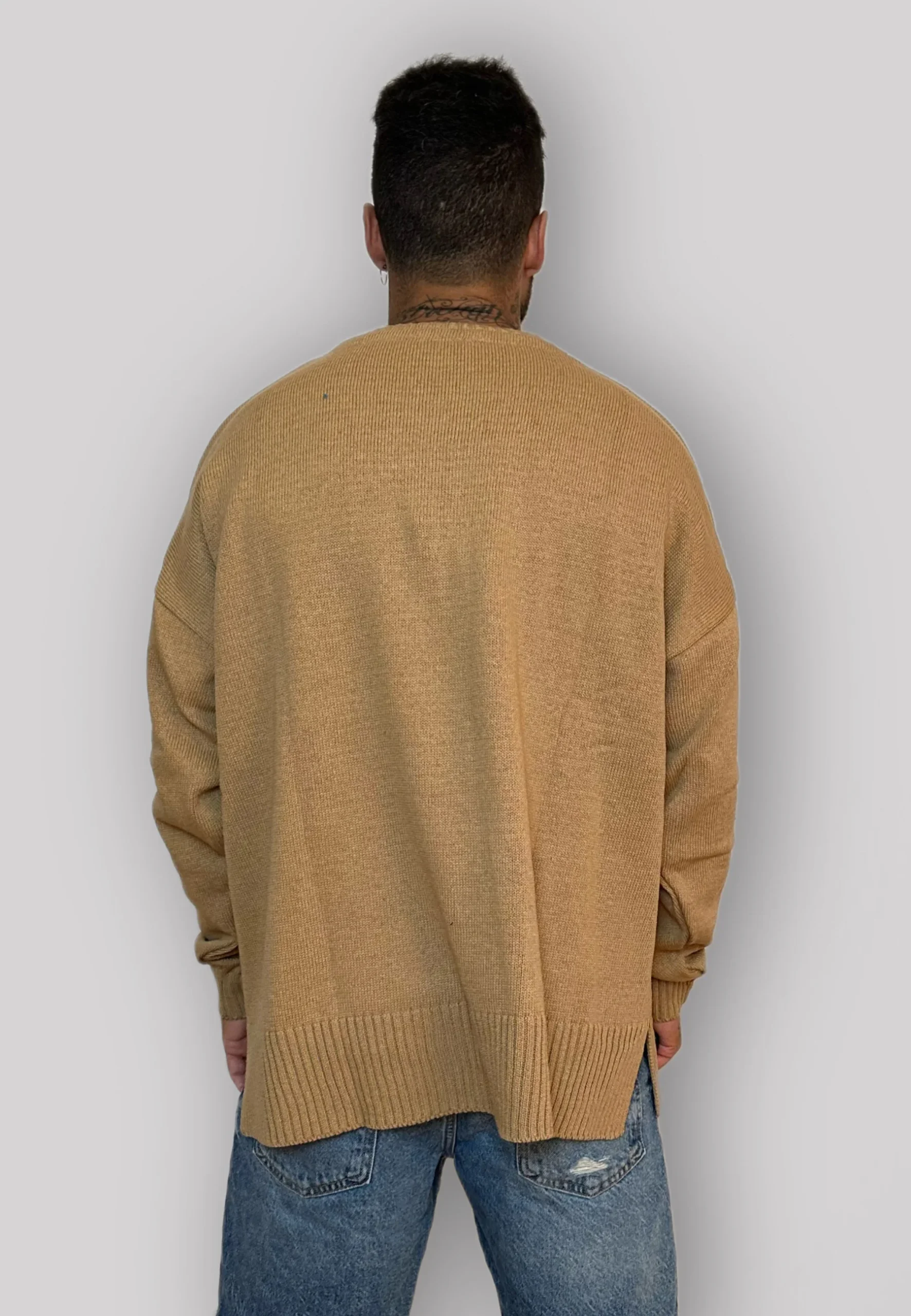 Maglione NJB girocollo Oversize corda - immagine 3