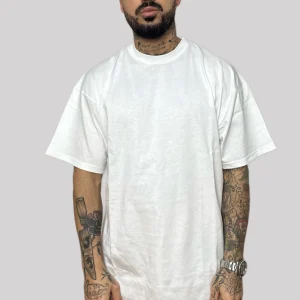 T-shirt NJB NEW JOB BRAND oversize bianca