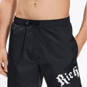 Costume JOHN RICHMOND swimboxer stampa logo gothic nero