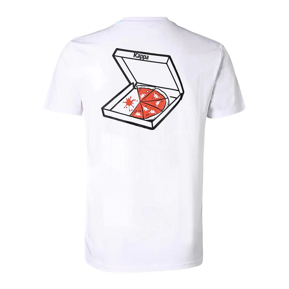 T-shirt KAPPA Authentic stampa pizza bianca - immagine 2