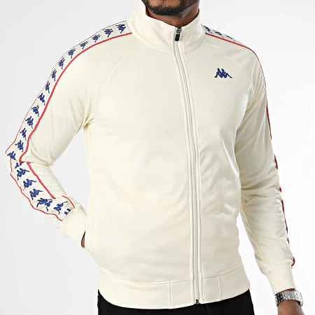Giacca KAPPA 222 Banda bianco antico/rosso/blue
