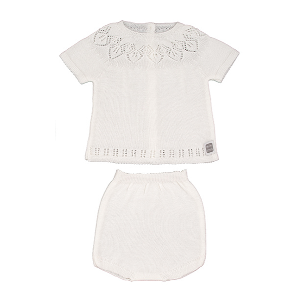 Completo neonato Bianco Ken 100% perle Acrílico - immagine 4