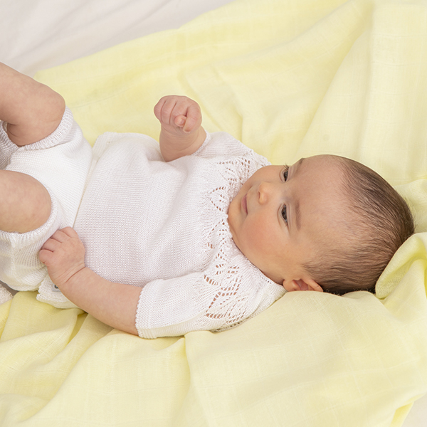 Completo neonato Bianco Ken 100% perle Acrílico - immagine 2