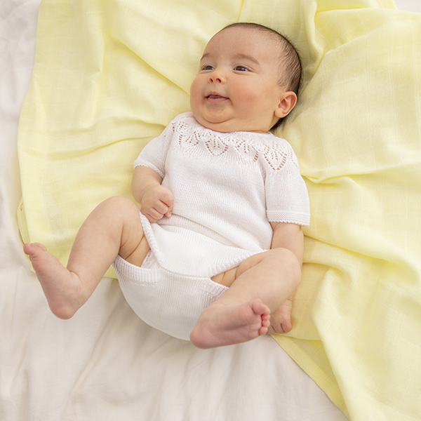 Completo neonato Bianco Ken 100% perle Acrílico - immagine 3