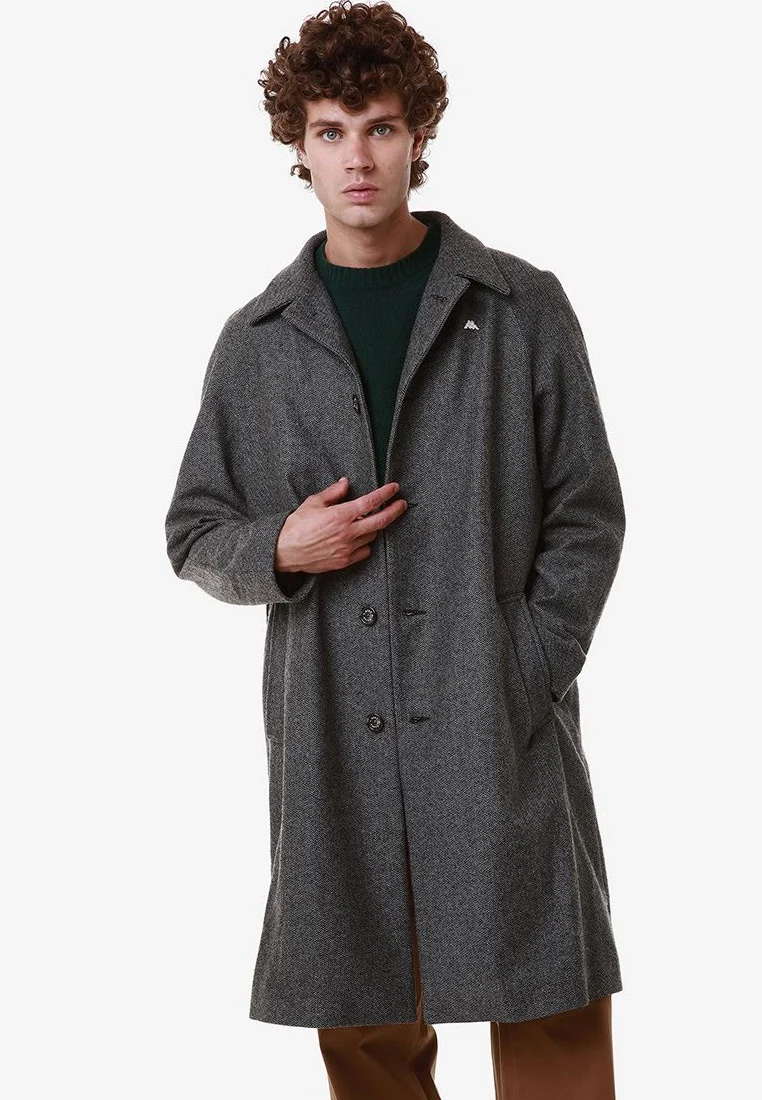 Cappotto ROBE DI KAPPA patch logo grigio - immagine 5