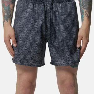 Costume JOHN RICHMOND swimboxer stampa logo all over nero