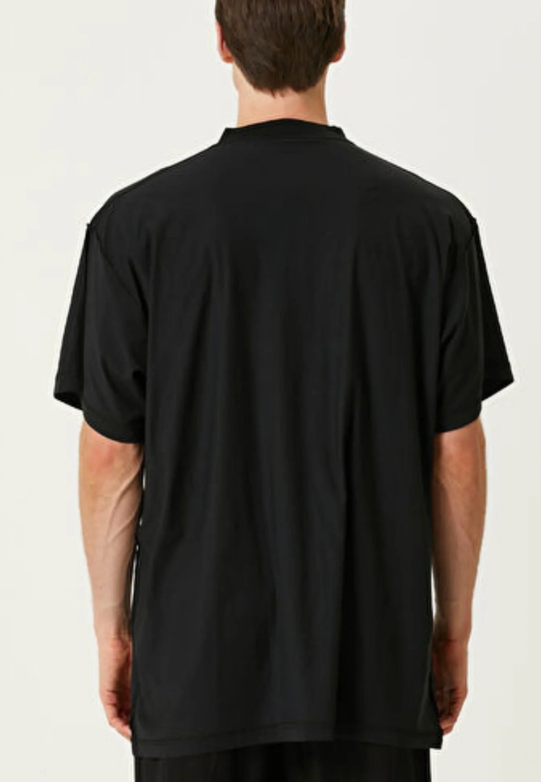 T-shirt BALENCIAGA stampa logo mirrored nera - immagine 3