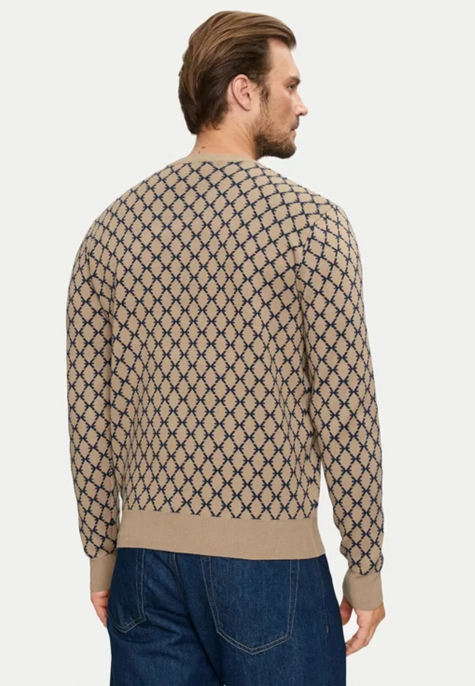 Maglione RICHMOND X sweater monogram beige - immagine 3