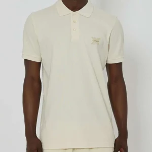 Maglia Polo JOHN RICHMOND X logo bianco mandorla