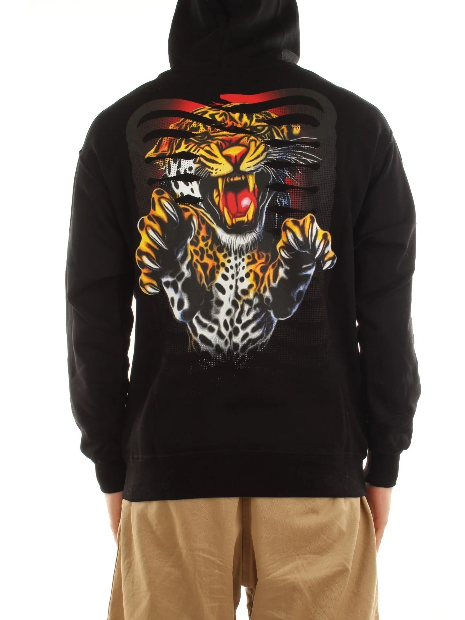 Felpa PROPAGANDA cappuccio Ribs Assault nera - immagine 2