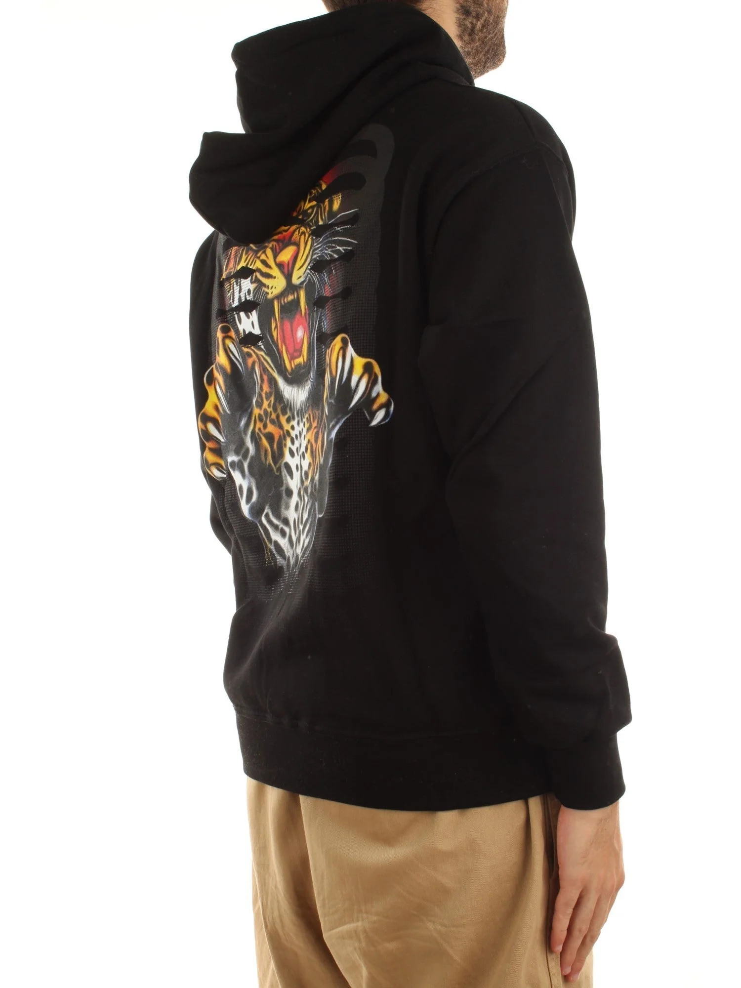 Felpa PROPAGANDA cappuccio Ribs Assault nera - immagine 4