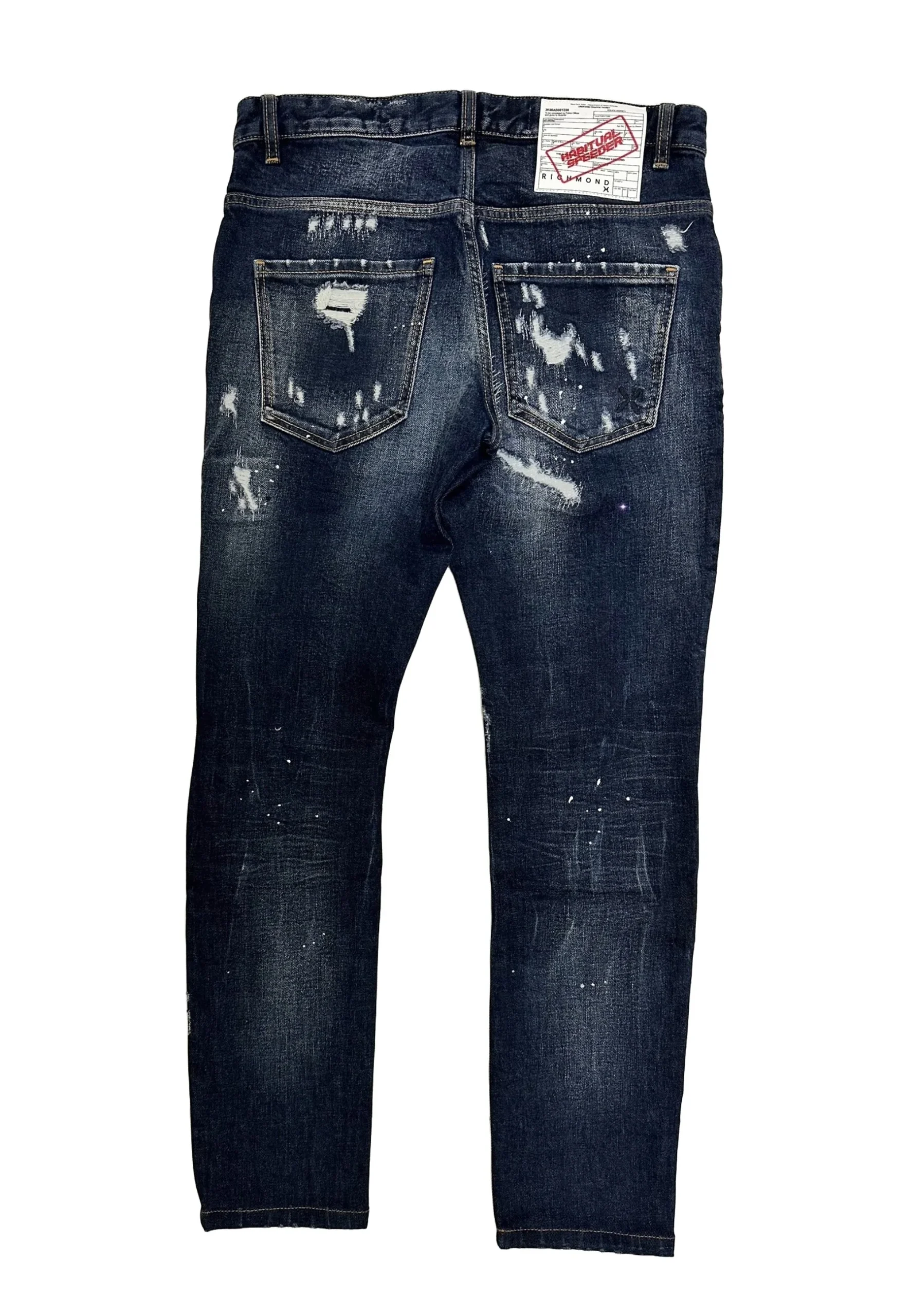 Jeans RICHMOND X regular fit con strappi denim blue dark - immagine 3