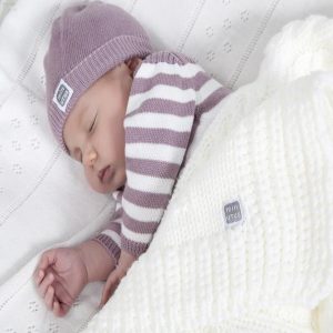 Cappellino in tricot Melanzana 100% Cotone