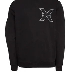 Felpa RICHMOND X stampa logo nero