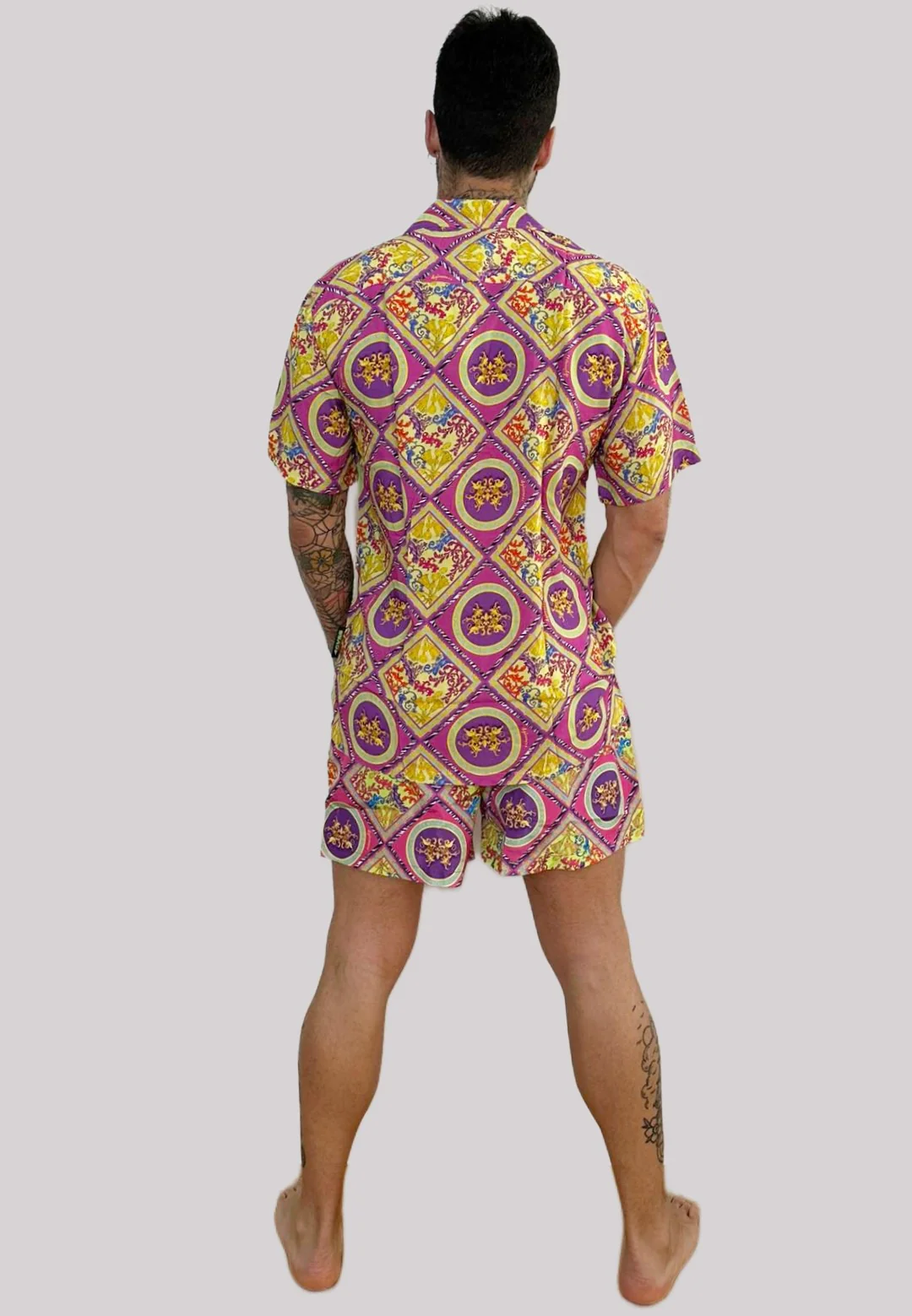 Completo mare 4GIVENESS camicia + boxer opulent geometric - immagine 3