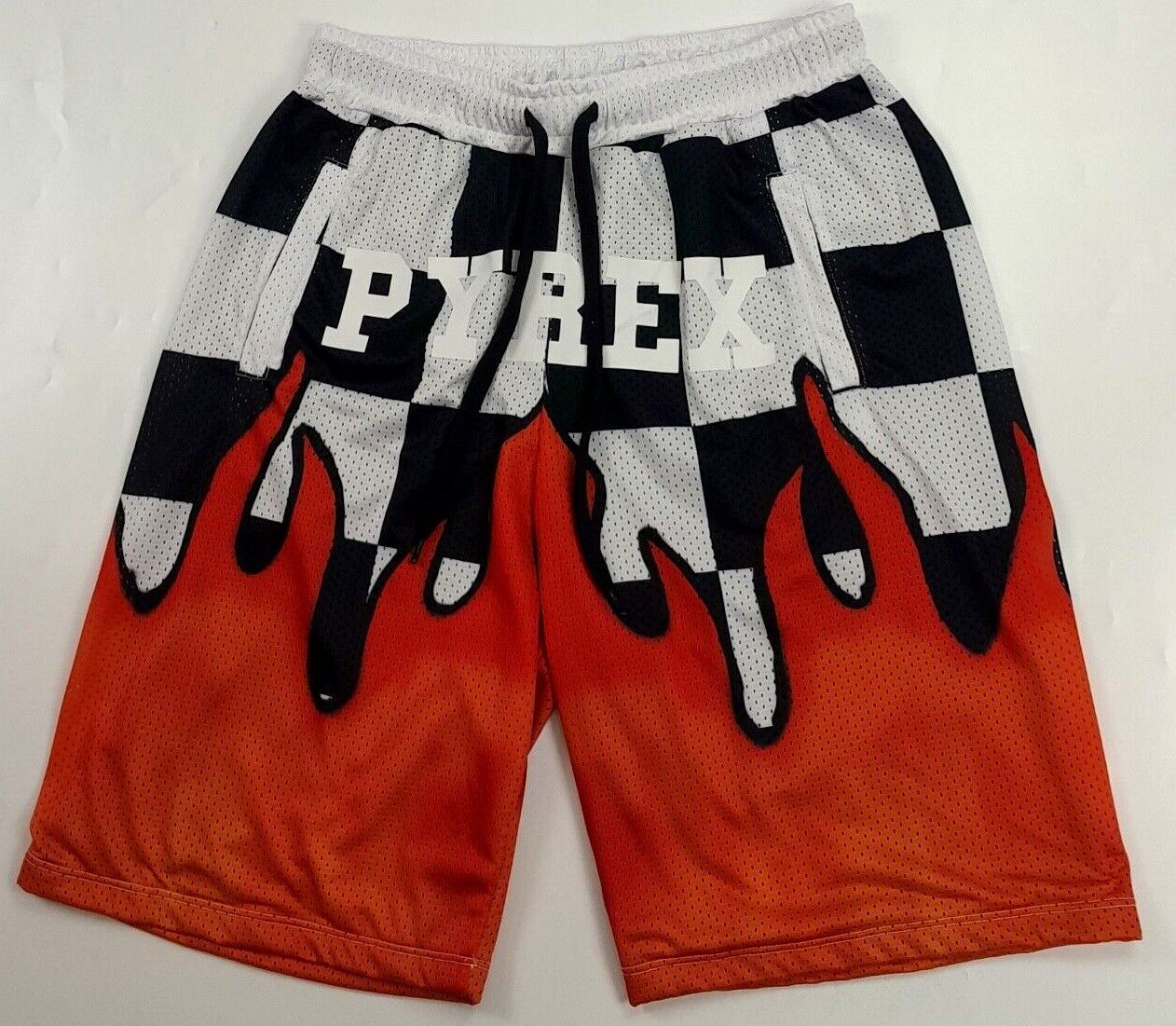 Completino estivo PYREX t-shirt+ bermuda in rete stampa Chess bianco - immagine 4