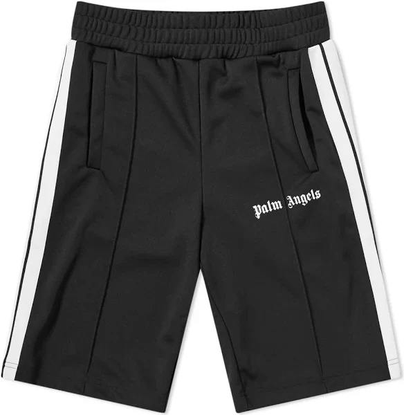 Pantaloncini PALM ANGELS shorts track logo nero - immagine 4