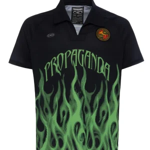 Maglia PROPAGANDA soccer flames nera